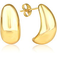 Meucci Náušnice Slza gold - Earrings
