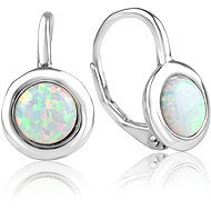 Meucci Silver Earrings White Opal (Ag 925/1000, 3g) - Earrings