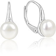 Meucci Silver Earrings with River Pearls (Ag 925/1000, 3g) - Earrings