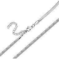 Meucci Adjustable SNAKE Flat Chain - Chain Necklace