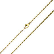 Meucci Patterned Chain 50/0.2cm GOLD - Chain Necklace