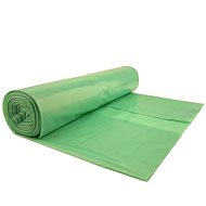 MEVA Garbage bags, 80 micron thick, green, 240 l, 5 pcs - Bin Bags