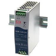 Mean Well DIN Rail Power Adapter, 24V, 120W (SDR-120-24) - Power Adapter