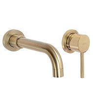 REA Lungo Undermount basin mixer + BOX, brushed gold ( REA-B4109 ) - Tap