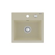 MEXEN Milo granite sink 435 × 410 mm, beige - Granite Sink