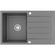 MEXEN Bruno granite sink 795 × 495 mm, grey - Granite Sink