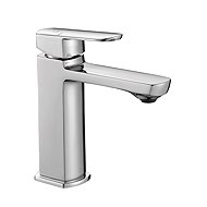 Laveo Calla pedestal basin mixer with spout, chrome (BAC_022D) - Tap