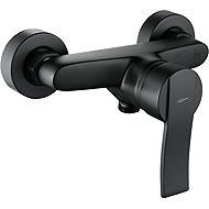 Kuchinox MADERA Wall-mounted shower mixer without accessories, black (BQM_740D) - Tap