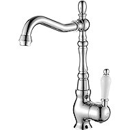 Laveo Evora pedestal basin mixer L, chrome (BAE_065D) - Tap