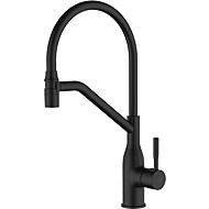 Laveo Colina U-hand basin mixer, black (BCO_B78D) - Tap