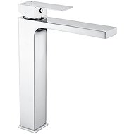 Laveo Kvadrato pedestal basin mixer for panel, chrome (BLQ_02ND) - Tap