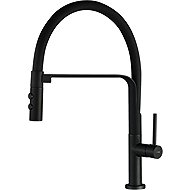 Kuchinox SILUETTO U-hand basin mixer, black (BQU_B78D) - Tap