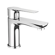 Laveo Raila pedestal basin mixer with spout, chrome (BLL_022D) - Tap