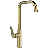 INVENA Sink mixer Alonia Trend, brushed gold (BZ-70-009-V) - Tap