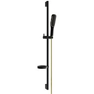 MEXEN DS49 sliding shower set, black-gold - Shower Set