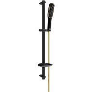 MEXEN DB49 sliding shower set, black-gold - Shower Set