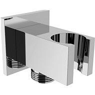 MEXEN Shower holder Cube, fixed, with spout, chrome - Shower Holder