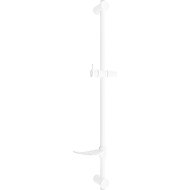 MEXEN DF Sliding shower holder with soap dish 80 cm, white - Shower Pole