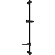MEXEN DF Sliding shower holder with soap dish 80 cm, black - Shower Pole