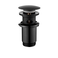 INVENA universal click-stopper round black - Sink Waste Outlet