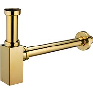 MEXEN Washbasin trap square, gold - Siphon