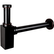 MEXEN Washbasin trap square, old black - Siphon