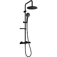 MEXEN KX05 shower column with thermostatic mixer, black (771500591-70) - Shower Set