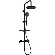MEXEN KT05 shower column with thermostatic mixer, black (771500593-70) - Shower Set