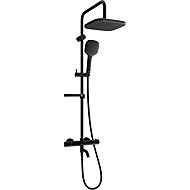 MEXEN KX33 bath column with thermostatic mixer, black (779003391-70) - Shower Set