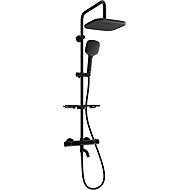 MEXEN KT33 bath column with thermostatic mixer, black (779003393-70) - Shower Set