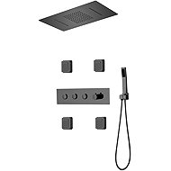 MEXEN Soler concealed shower mixer, black (7601-04-70) - Shower Set