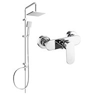 MEXEN Tord shower column including shower mixer Milo, chrome ( 71340200-00 ) - Shower Set