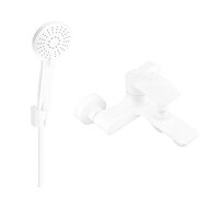 Mexen R40 Royo Bathtub mixer with shower set, white (7223R40-20) - Tap