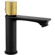 Mexen Royo One basin mixer, black/gold (72201-75) - Tap