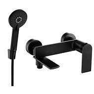 Mexen Zero Set bath mixer with accessories R40, black (7113R40-70) - Tap