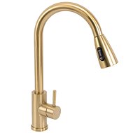 Rea Sink mixer Cross brushed gold (REA-B5311) - Tap