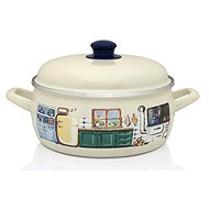 Metalac kitchen, casserole with lid 14 cm, 1,1 l - Casserole Pot