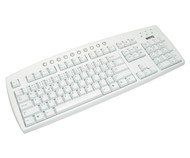 Klávesnice BenQ i100/A800 MM White, multimediální bílá CZ - PS/2 - Keyboard
