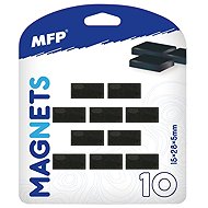 MFP rectangle 15 × 28 mm - pack of 10 - Magnet