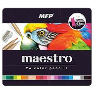 MFP Maestro metal box 24 colours - Coloured Pencils