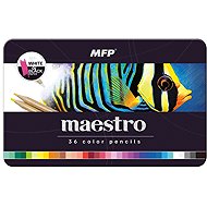 MFP Maestro metal box 36 colours - Coloured Pencils