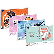 MFP A3 20 sheets, 190 g/m2, random motif (1 pc) - Sketchbook