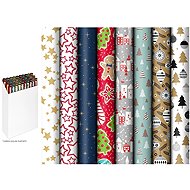 MFP Christmas, roll 500 x 70 cm, mix No. 12 - 1 pc (random motif) - Wrapping Paper
