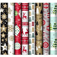MFP Christmas, roll 500 x 70 cm, mix No. 13 - 1 pc (random motif) - Wrapping Paper