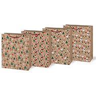 MFP Christmas set L LUX KRAFT mix V12 (260 × 320 × 138 mm) - pack of 4 - Gift Bag