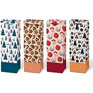 MFP Christmas V30, 120 x 360 x 100 mm - 1 pc (mix of motifs) - Wine Bag