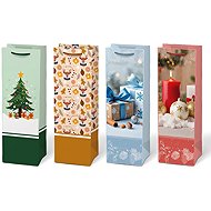 MFP Christmas V33, 120 x 360 x 100 mm - 1 pc (mix of motifs) - Wine Bag