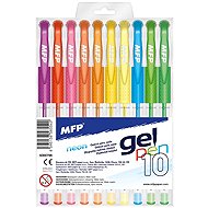 MFP X-trail NEON - Set of 10 - Gel Pen 