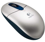 bezdrátová, Myš Logitech Cordless Pilot stříbrná (silver) optická, PS/2 + USB - Mouse