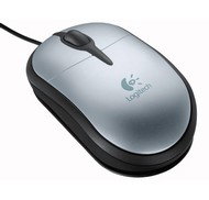 Logitech Notebook Optical Mouse Plus stříbrná - Mouse